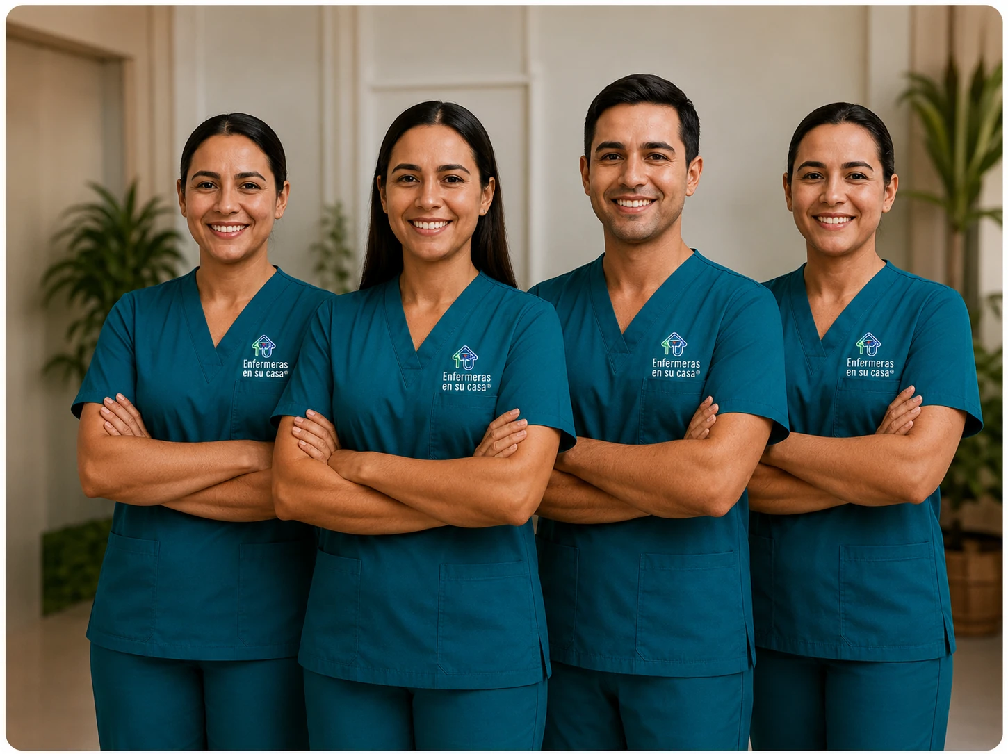 Equipo de auxiliares de Enfermeras en su Casa®